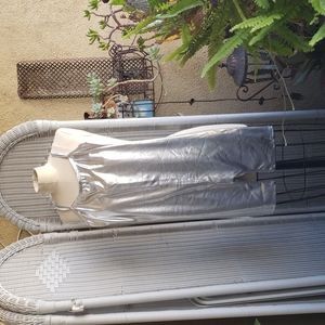 Silver lamey jumpsuit